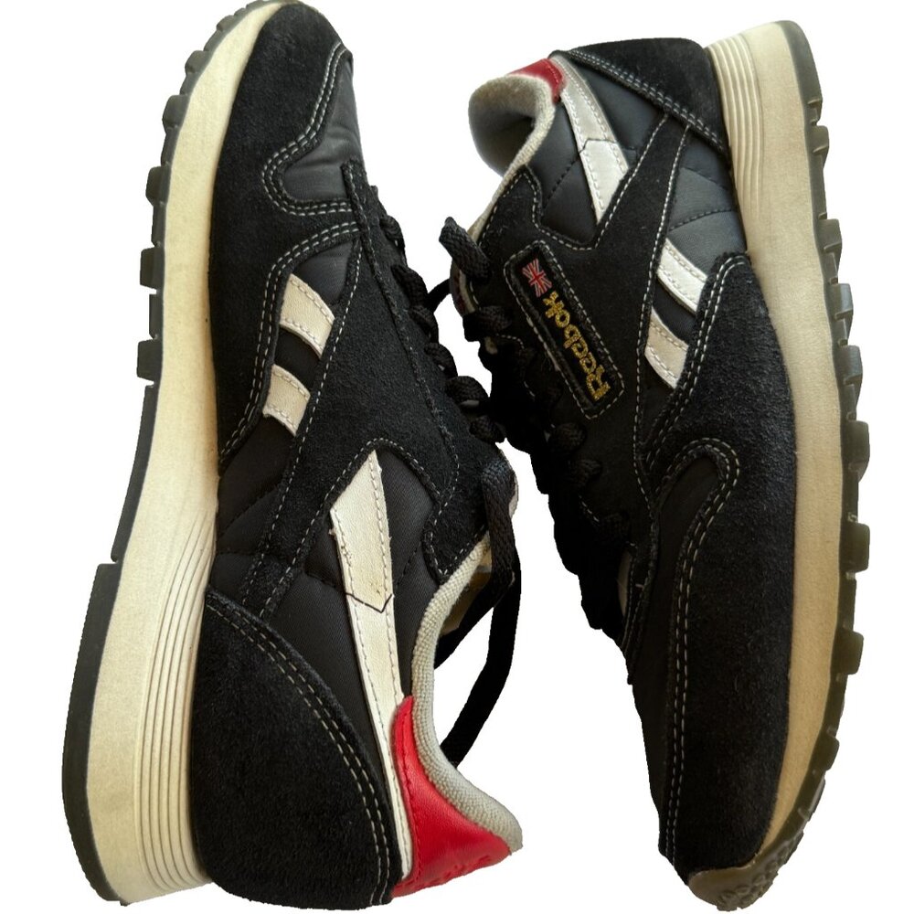 REEBOK HUMAN RIGHTS NOW CLASSIC LEATHER SHOES MENS 7 BLACK LIFESTYLE SNEAKERS